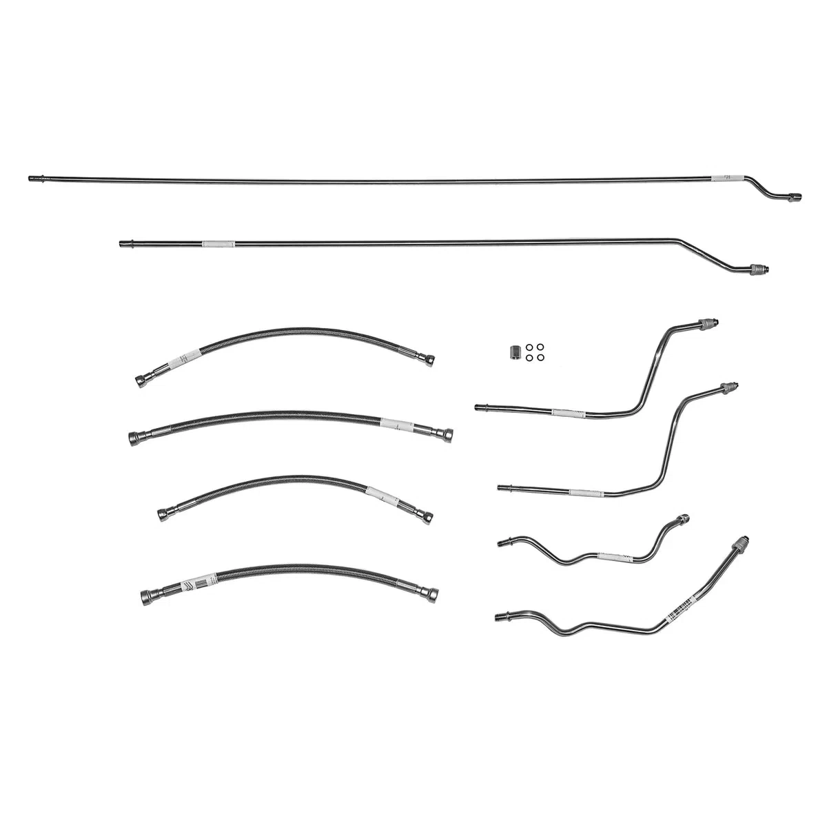 96-00 Chevrolet Silverado Fuel Line Kit Reg Cab_Long Bed Stainless Steel